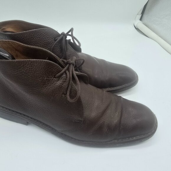 John Varvatos Boots Mens 10  Brown Leather Hand Made Italy main image 7
